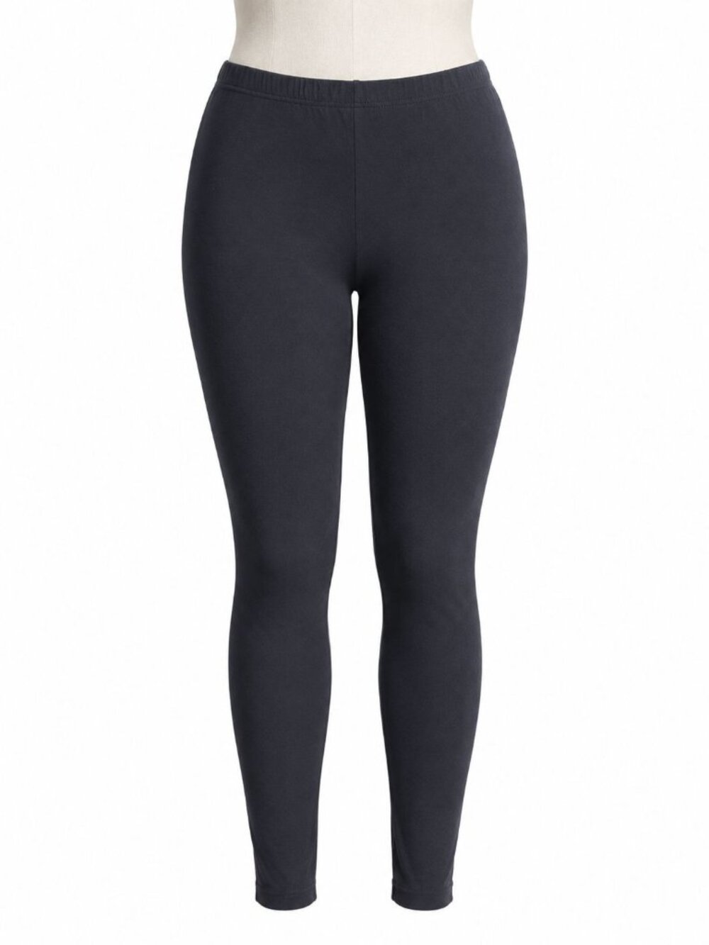 Eileen Fisher Navy Stretch Leggings XL Viscose Pull On Slim Ankle Pants
